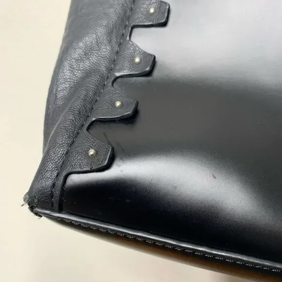 Danielle Nicole Faux Leather Tote Bag Black - Picture 3 of 15